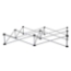 IntelliStage Lightweight 3'x3' Square Stage Riser - IS3X3X
