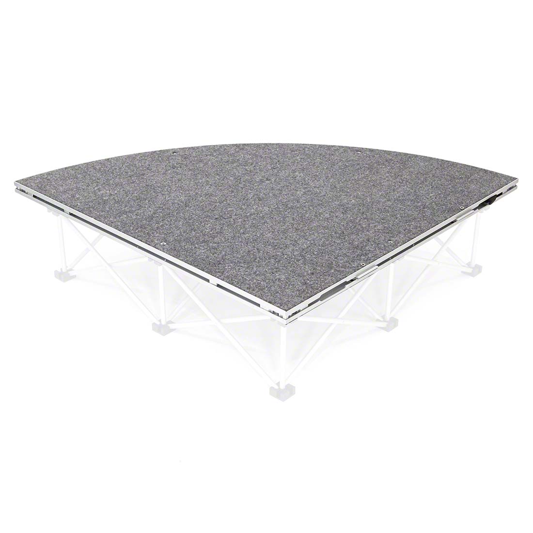 IntelliStage 4' Quarter Round Stage Platform ISQRPC4/ISQRPT4