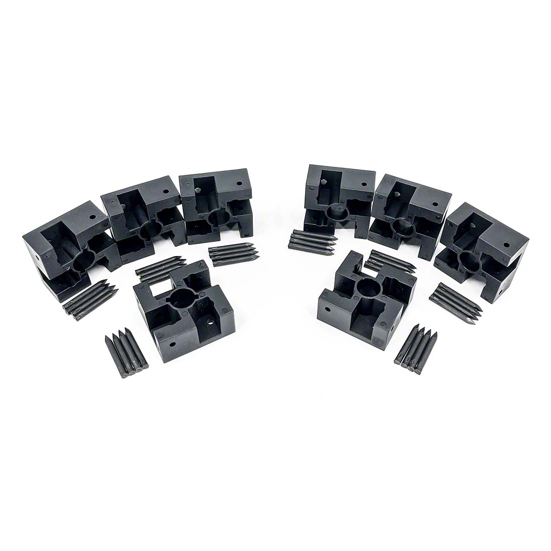 IntelliStage Stage Plastic Riser Replacement Feet (8-pack) 