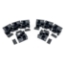 IntelliStage Stage Plastic Riser Replacement Feet (8-pack) - ISRFEET