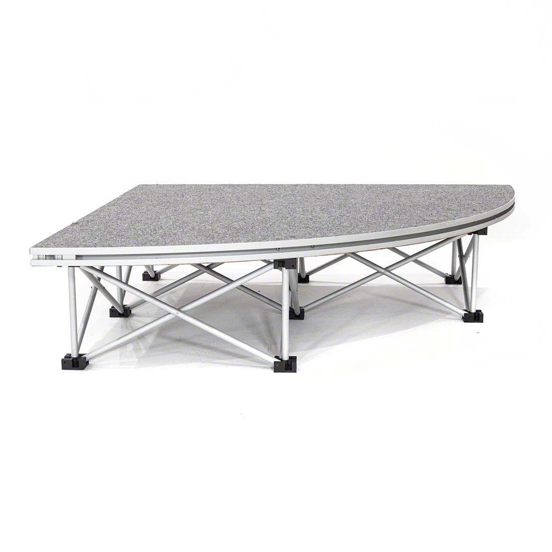 IntelliStage 6' Round Portable Stage | StageDrop