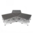 IntelliStage Lightweight 4' Equilateral Triangle Stage Platform - ISTPC4-ISTPT4