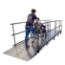 Universal Straight ADA Wheelchair Ramp for 16" High Stages - R16WAL-QL