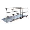 Universal Straight ADA Wheelchair Ramp for 8" High Stages universal ramp, universal wheelchair ramp, universal ada ramp, ada ramp, 8 inch stage ramp, 8 in wheelchair ramp, portable stage ramp