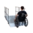 Universal Straight ADA Wheelchair Ramp for 8" High Stages - R8W