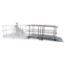 Universal Straight ADA Wheelchair Ramp for 8" High Stages - R8W