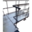 Universal Straight ADA Wheelchair Ramp with Landing for 16" High Stages - R16LW