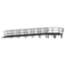 Universal Straight ADA Wheelchair Ramp with Landing for 24" High Stages - R24LW