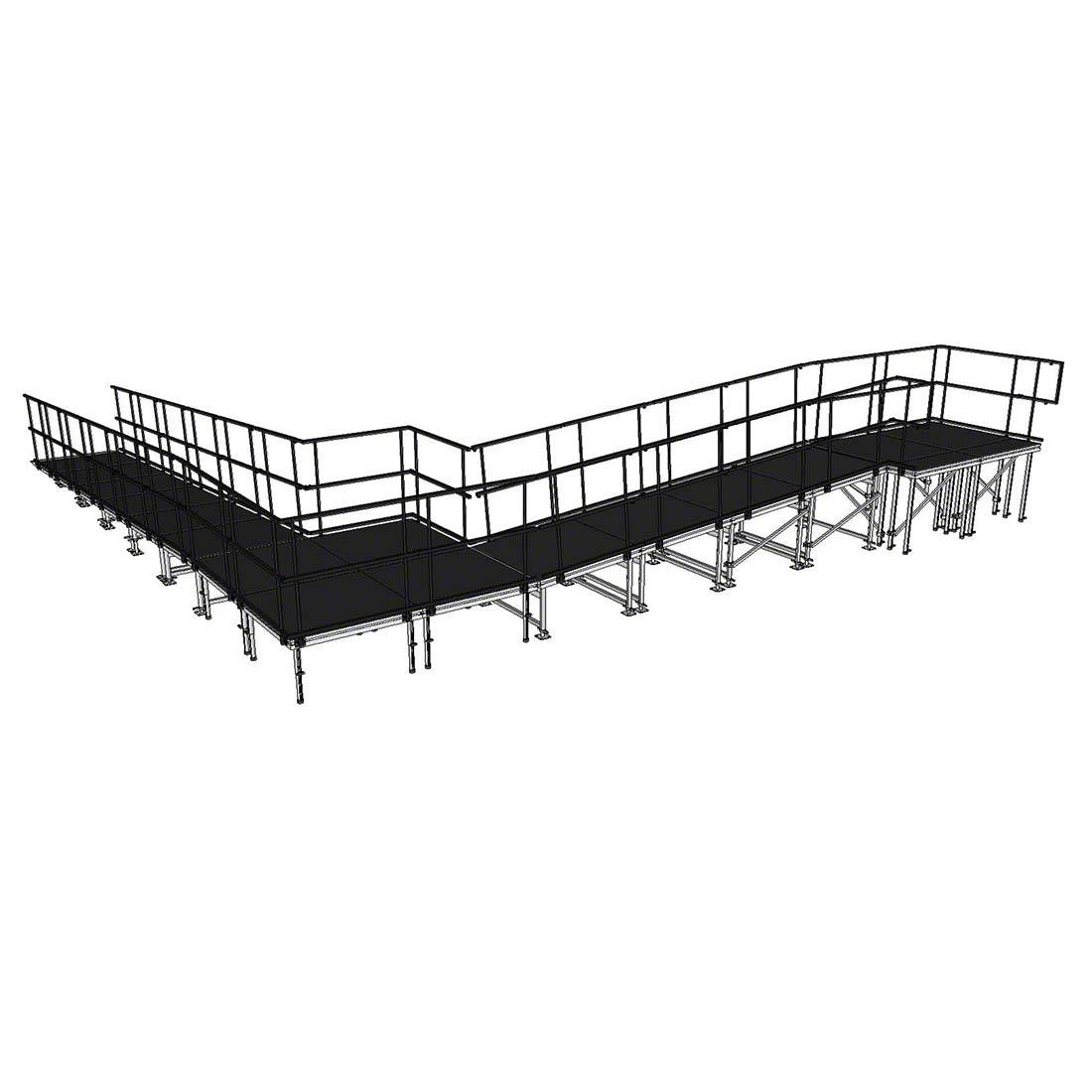 Universal 90° ADA Wheelchair Ramp for 40
