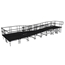 Universal Switchback ADA Wheelchair Ramp with Landing for 40" High Stages - R40SBW