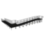Universal 90-Degree Turn ADA Wheelchair Ramp with Landing for 48" High Stages - R4890W