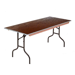 Midwest Folding 530E 30"x60" Folding Table, Plywood midwest folding, e series, 530e, rectangle, folding table, 60x30, 30x60, 30x60x30