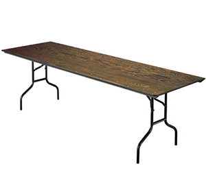 Midwest Folding 830E 30"x96" Folding Table, Plywood midwest folding, e series, 830e, rectangle, folding table, 96x30, 30x96, 30x96x30