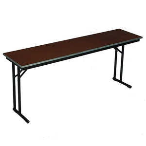 Midwest Folding CP824E 24"x96" Comfort Leg Seminar Folding Table, Plywood midwest folding, e series, CP824e, rectangle, folding table, 96x24, 24x96, 24x96x30