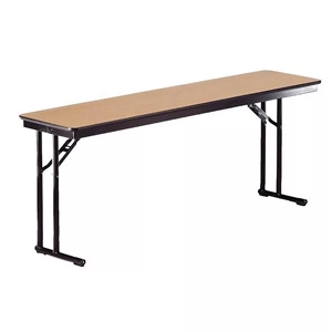 Midwest Folding CP818EF 18"x96" Comfort Leg Seminar Folding Table, Laminate midwest folding, ef series, CP818ef, rectangle, folding table, 96x18, 18x96, 18x96x30, laminate, comfort leg, comfort leg seminar, teaching table