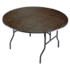 Midwest Folding R60E 60" Round Folding Table, Plywood midwest folding, e series, r60e, round, folding table, 60x30, 30x60