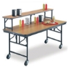Midwest Folding 30"x72" Mobile Buffet/Bar Table, Laminate midwest folding, ef series, MB306ef, rectangle, folding table, 72x30, 30x72, 30x72x30, laminate, mobile buffet, bar table