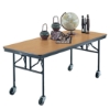 Midwest Folding 30"x72" Mobile Utility Table, Laminate midwest folding, ef series, MU306ef, rectangle, folding table, 72x30, 30x72, 30x72x30, laminate
