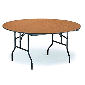 Midwest Folding R60EF 60" Round Folding Table, Laminate midwest folding, ef series, R60ef, round, folding table, 60x30, 30x60, laminate