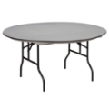 Midwest Folding R60NLW 60" Round Folding Table, Hexalite