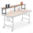 Midwest Folding 12"x96" Riser Shelf for Mobile Utility Table, Laminate - MFP-SB128EF