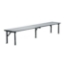 Midwest Folding 12"x96" Riser Shelf for Mobile Utility Table, Laminate - MFP-SB128EF