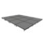 Midwest Folding TransFold 12'x16' Portable Stage Kit, 8" High (4'x4' Units) - MFP-TF44-12X16X8