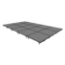Midwest Folding TransFold 12'x20' Portable Stage Kit, 8" High (4'x4' Units)  - MFP-TF44-12X20X8