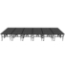Midwest Folding TransFold 12'x24' Dual-Height Portable Stage Kit, 24"-32" High (4'x4' Units) - MFP-TA44-12X24X2432