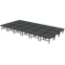 Midwest Folding TransFold 12'x24' Dual-Height Portable Stage Kit, 24"-32" High (4'x4' Units) - MFP-TA44-12X24X2432