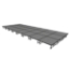 Midwest Folding TransFold 12'x32' Dual-Height Portable Stage Kit, 16"-24" High (4'x4' Units) - MFP-TA44-12X32X1624