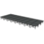 Midwest Folding TransFold 12'x32' Dual-Height Portable Stage Kit, 24"-32" High (4'x4' Units) - MFP-TA44-12X32X2432