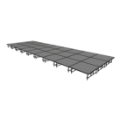 Midwest Folding TransFold 12'x36' Dual-Height Portable Stage Kit, 16"-24" High (4'x4' Units)