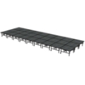 Midwest Folding TransFold 12'x36' Dual-Height Portable Stage Kit, 24"-32" High (4'x4' Units)