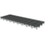 Midwest Folding TransFold 12'x36' Dual-Height Portable Stage Kit, 24"-32" High (4'x4' Units) - MFP-TA44-12X36X2432