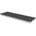 Midwest Folding TransFold 12'x40' Dual-Height Portable Stage Kit, 24"-32" High (4'x4' Units)