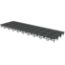 Midwest Folding TransFold 12'x40' Dual-Height Portable Stage Kit, 24"-32" High (4'x4' Units) - MFP-TA44-12X40X2432