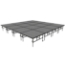 Midwest Folding TransFold 16'x16' Dual-Height Portable Stage Kit, 16"-24" High (4'x4' Units) - MFP-TA44-16X16X1624