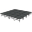 Midwest Folding TransFold 16'x16' Dual-Height Portable Stage Kit, 24"-32" High (4'x4' Units) - MFP-TA44-16X16X2432