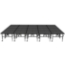 Midwest Folding TransFold 16'x20' Dual-Height Portable Stage Kit, 24"-32" High (4'x4' Units) - MFP-TA44-16X20X2432