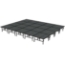 Midwest Folding TransFold 16'x20' Dual-Height Portable Stage Kit, 24"-32" High (4'x4' Units) - MFP-TA44-16X20X2432