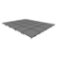 Midwest Folding TransFold 16'x20' Portable Stage Kit, 8" High (4'x4' Units) - MFP-TF44-16X20X8