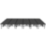 Midwest Folding TransFold 16'x24' Dual-Height Portable Stage Kit, 24"-32" High (4'x4' Units) - MFP-TA44-16X24X2432