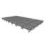 Midwest Folding TransFold 16'x28' Dual-Height Portable Stage Kit, 16"-24" High (4'x4' Units) - MFP-TA44-16X28X1624