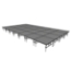 Midwest Folding TransFold 16'x28' Dual-Height Portable Stage Kit, 16"-24" High (4'x4' Units) - MFP-TA44-16X28X1624