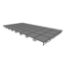 Midwest Folding TransFold 16'x32' Dual-Height Portable Stage Kit, 16"-24" High (4'x4' Units) - MFP-TA44-16X32X1624