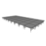 Midwest Folding TransFold 16'x32' Dual-Height Portable Stage Kit, 16"-24" High (4'x4' Units) - MFP-TA44-16X32X1624