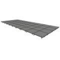 Midwest Folding TransFold 16'x40' Portable Stage Kit, 8" High (4'x4' Units)