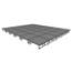 Midwest Folding TransFold 20'x24' Dual-Height Portable Stage Kit, 16"-24" High (4'x4' Units) - MFP-TA44-20X24X1624