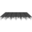 Midwest FoldingTransFold  20'x24' Dual-Height Portable Stage Kit, 24"-32" High (4'x4' Units) - MFP-TA44-20X24X2432